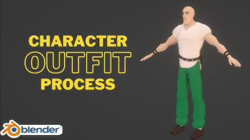 lowpoly character Outfit (modular) process| Blender 3D