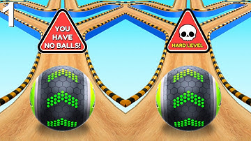 GOING BALLS SPEEDRUN, FUNNY FAILS Vs CHALLENGE, PORTAL RUN, RACE, ALL LEVELS, HARD LEVELS 1