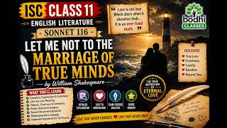 Sonnet 116 Full Explanation |ISC Class 11 English | William Shakespeare #sonnet #isc #poem #english