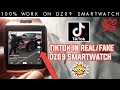 TIKTOK IN REAL/FAKE DZ09 SMARTWATCH|| INSTALL TIKTOK APP IN DZ09 SMARTWATCH