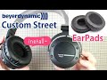 『beyerdynamic Custom Street』のイヤーパッドを交換する（No commentary）