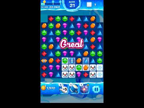 Jewel Pop Mania:Match 3 Puzzle Level 70 ( Jewel Ice Episode ) - Walkthrough ( No Booster )