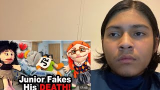 sml movie juniors fakes his death reaction