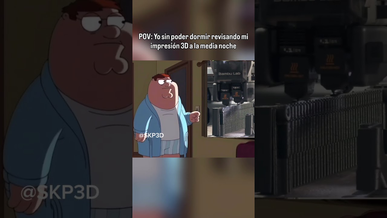 La obsesión por imprimir en 3D es real. 😭 #3dprinter #relatable #humor #viral