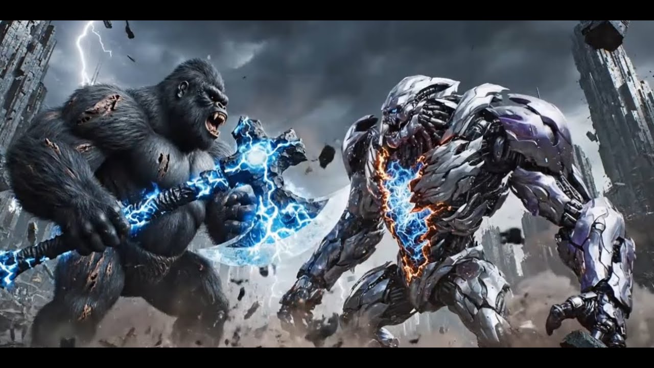 “King Kong & Godzilla team up to battle alien monsters in the most epic war ever!”
