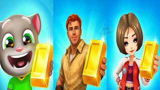 Talking Tom Gold Run vs Temple Run 2 vs Subway Princess Runner 🔥🏃 Ultimate Running Game Battle! screenshot 3