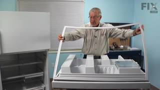 GE Refrigerator Repair – How to replace the Fresh Food Door Gasket