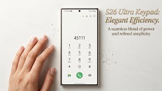 Samsung Galaxy S26 Ultra Keypad