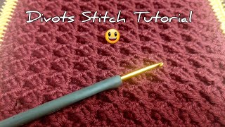 How-to Crochet Reversable Divots Stitch! Beautiful Texture!! | Crochet Tutorial