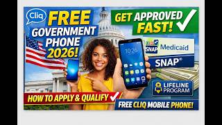 Cliq Mobile Free Government Phone 2026 | How to Apply & Get Approved Fast screenshot 5