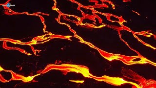 🔥ICELAND VOLCANO IN FULL THROTTLE WITH REAL SOUND! RIVERS OF GOLD ON ICELANDIC LANDSCAPE 2021