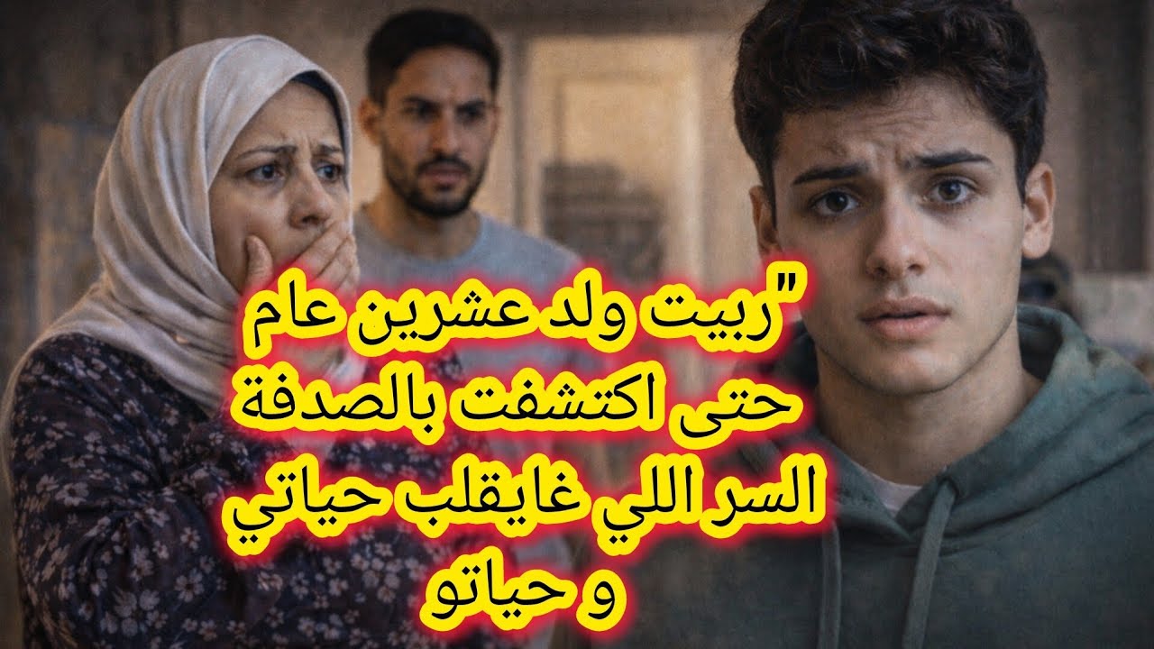 ربيت ولد عشرين عام و بالصدفة اكتشفت السر اللي غايقلب حياتي و حياتو
