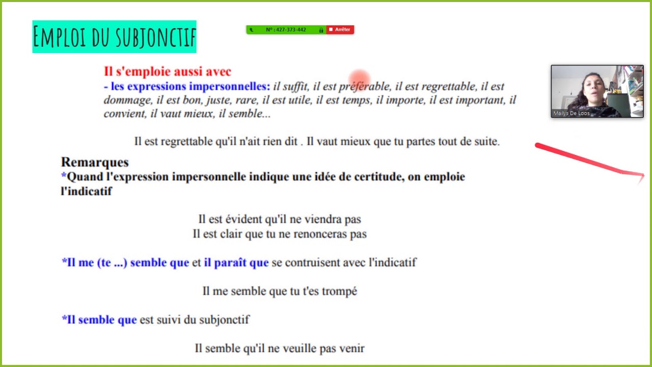 Quand Utiliser Le Subjonctif En Espagnol