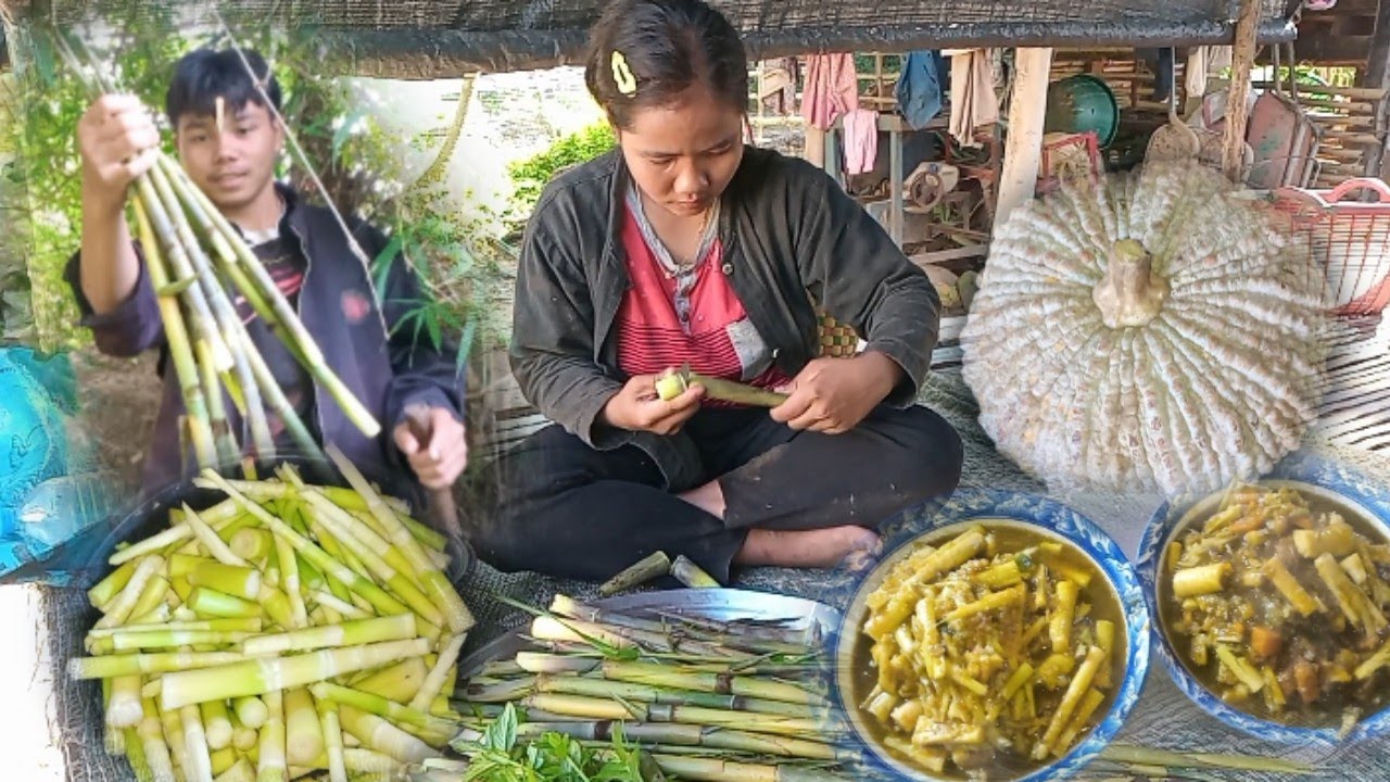 แกงนอไม้ไสหมากอึ//ແກງໜໍ່ໄມ້ໄສ່ໜາກອື