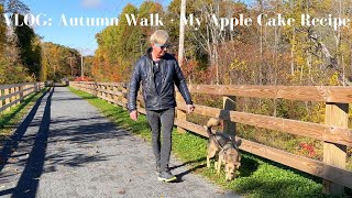 VLOG: Autumn Walk + My Rustic Apple Cake Recipe