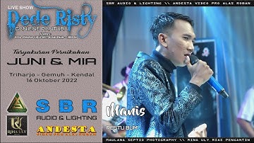 MANIS ~ RESTU BUM ~ DEDE RISTY LIVE THE WEDDING JUNI & MIA PART 2