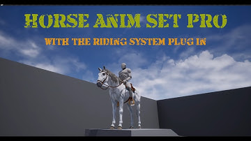 Riding System With Horse Animset Pro In Unreal 4.25