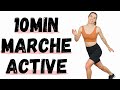 10min sance marche active  cardio doux a la maison brule graisse pour debutant