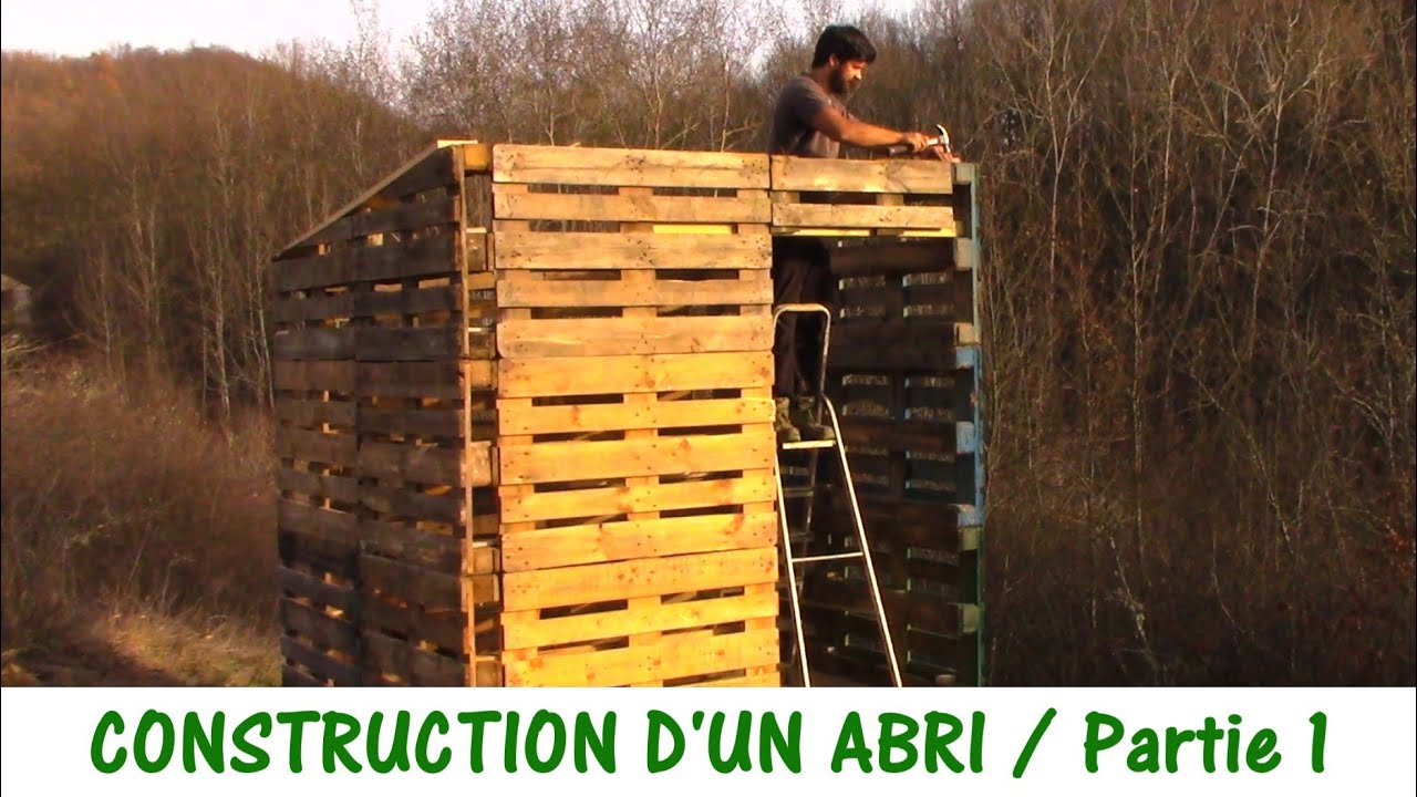 Comment construire son abri de jardin en palettes en bois ?