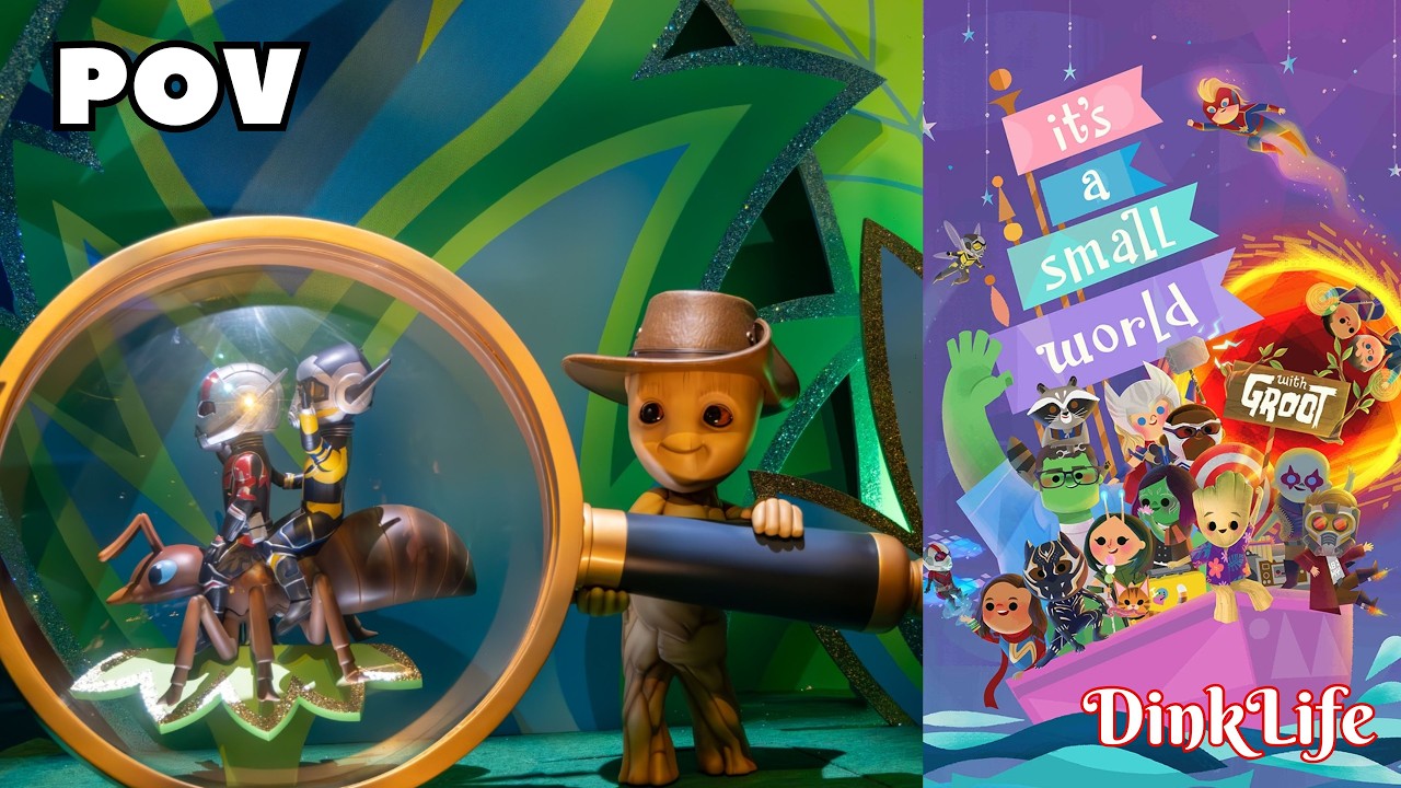 “it’s a small world with Groot”   Tokyo Disneyland