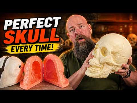 Xl Skull, Silicone Mother Mold and Foam Pour - Start to Finish