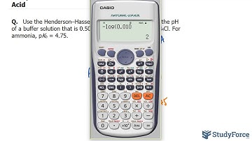 ⚗️ Calculate pH of a Buffer (Weak Base + Conjugate Acid) Using the Henderson–Hasselbalch Equation