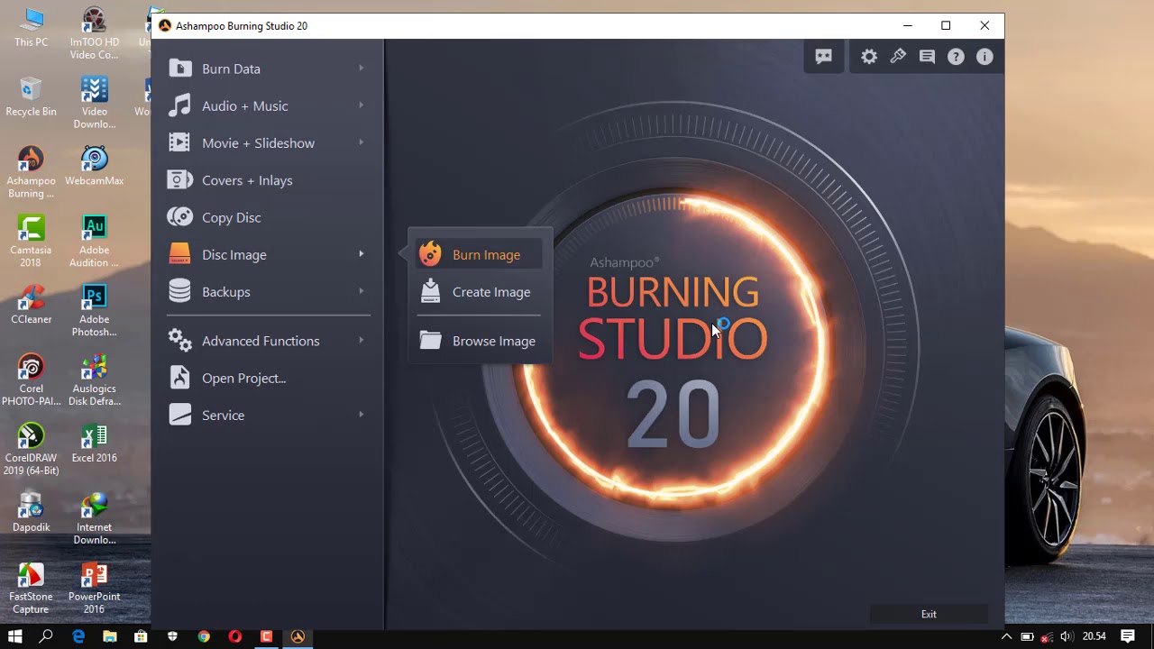 TUTORIAL BURRNING DVD BOOTABLE DENGAN ASHAMPOO BURNING STUDIO 20