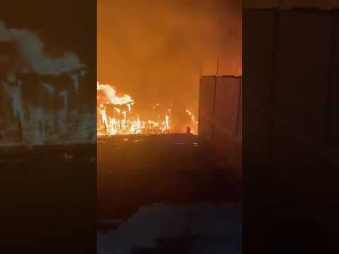 حريق كنيسة العذراء والملاك ميخائيل والأنبا كاراس في أسيوط