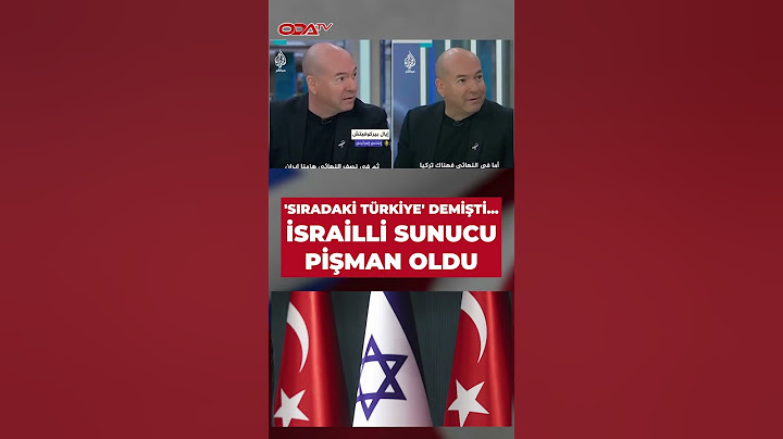 Sırada Türkiye var dedi... Pişman oldu: İsrailli sunucudan geri adım #shorts