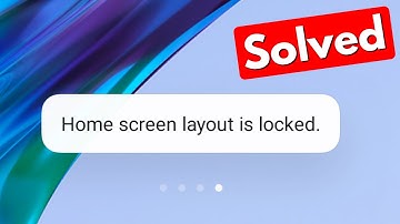 Unlock home screen layout in redmi mobile | home screen layout is locked works for all mi