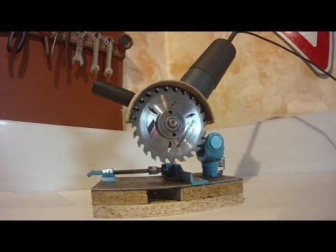 Стойка для болгарки УШМ.Make your own angle grinder stand and metal chop saw