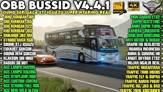 Download Lagu OBB BUSSID V4.4.1‼️SOUND SERIGALA STJ IGUAZU SUPER NYARING | ACC LAMPU MATRIX MATA RGB | GRAFIK HD4K MP3