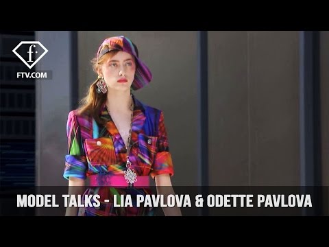 Model Talks Paris S/S 17 Lia Pavlova & Odette Pavlova | FashionTV