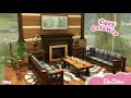 Cozy getaway with outdoor retreat &amp; seasons only - The Sims 4 Speedbuild | No CC 🍂🌲