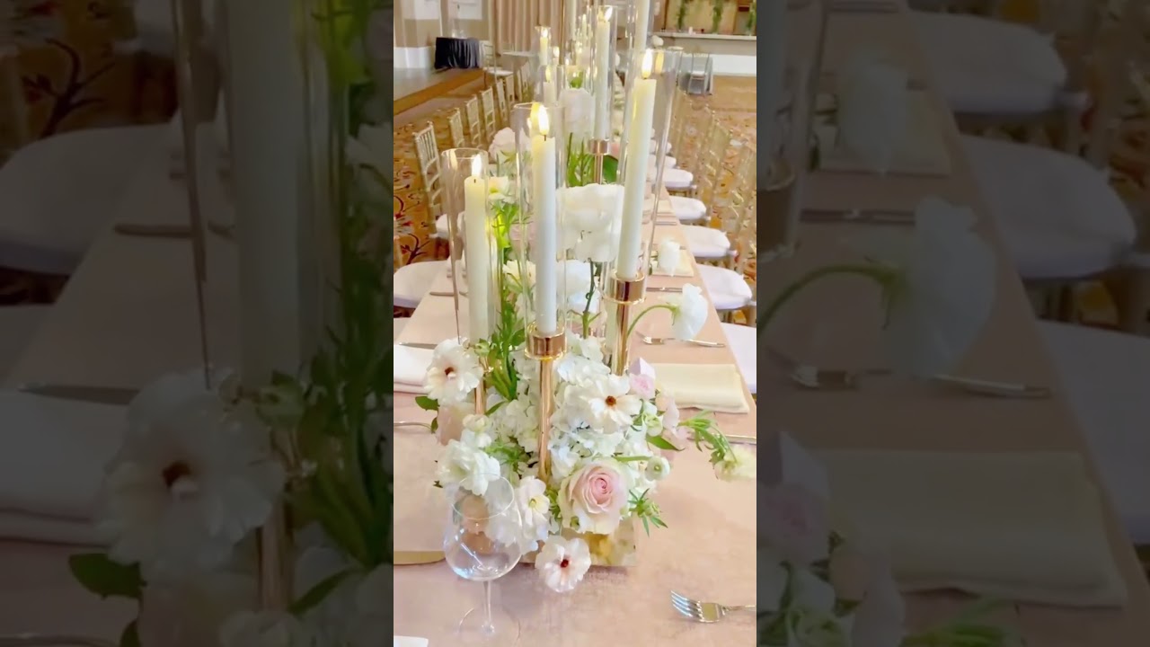 Romantic wedding table decor inspiration✨