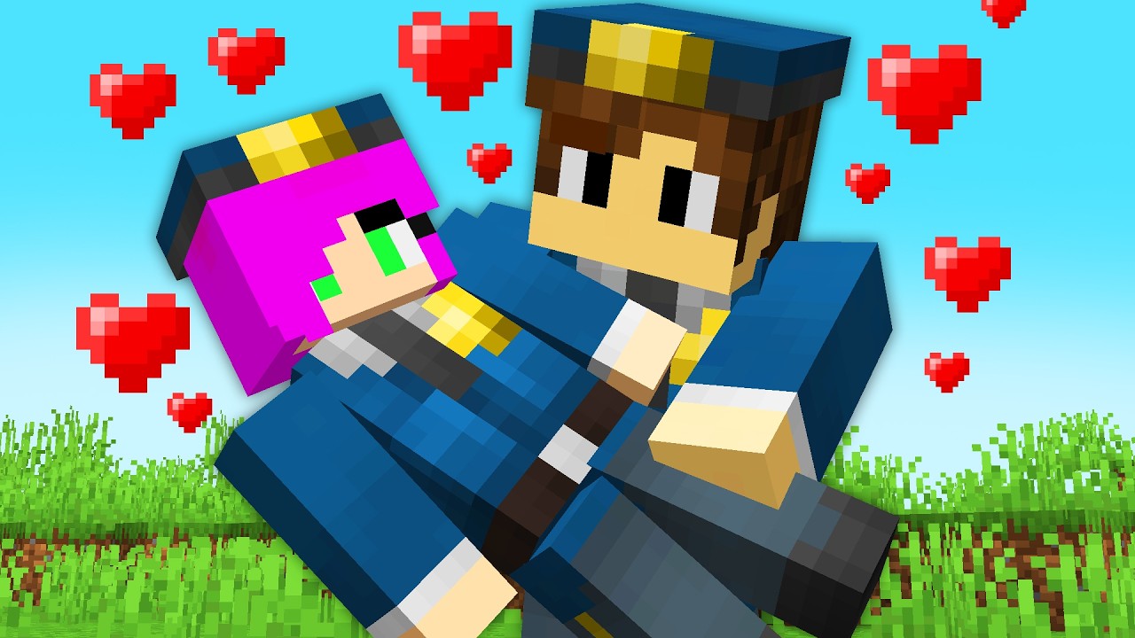 Virei POLICIAL para APAIXONAR A GAROTA POLICIAL no Minecraft!