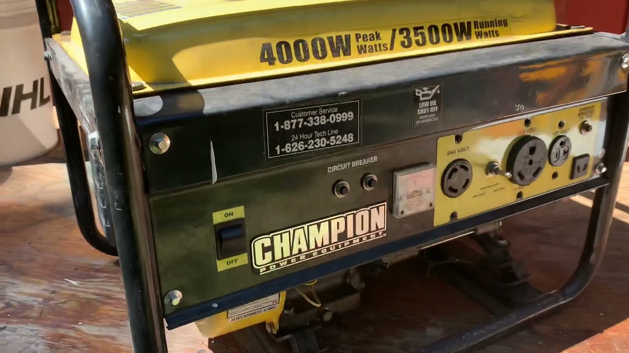 Coleman, Craftsman, and Champion Brand Portable Generator Operation and Repair 