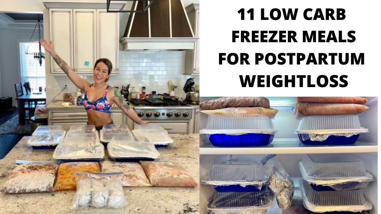 11 Low Carb Freezer Meals For Postpartum Weightloss | KETO Friendly
