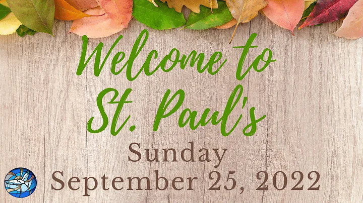 Sunday Service on 9/25/2022 at St. Paul's United M...