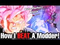 Worst modder in xenoverse 2 plays me and heres how i destroyed him  dragon ball xenoverse 2