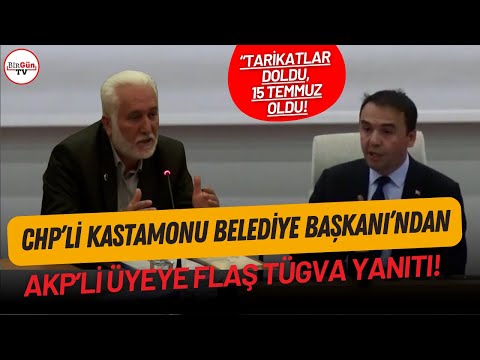 AKP'den CHP'ye geçen Kastamonu Belediyesi’nde 'TÜGVA' tartışması: AKP'li üyeye tokat gibi yanıt!