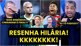 "FOD%U, MERMÃO!!! Se o FLAMENGO FOR CAMPEÃO contra o PALMEIRAS nessa FINAL..." VAMPETA HILÁRIO!