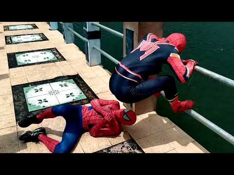 #spiderman (Cosplay) Kentut Battle | asli lucu bikin ngakak #shorts