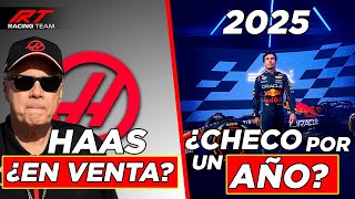 🚨 ¡MERCADO de PILOTOS! ✔ "ASEGURAN CONTINUIDAD de CHECO un AÑO MAS" 🔥 ¿HAAS F1 en VENTA? 🧐