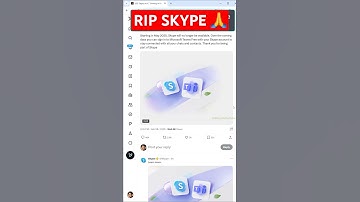 Skype is closing after 22 years! RIP SKYPE 🙏