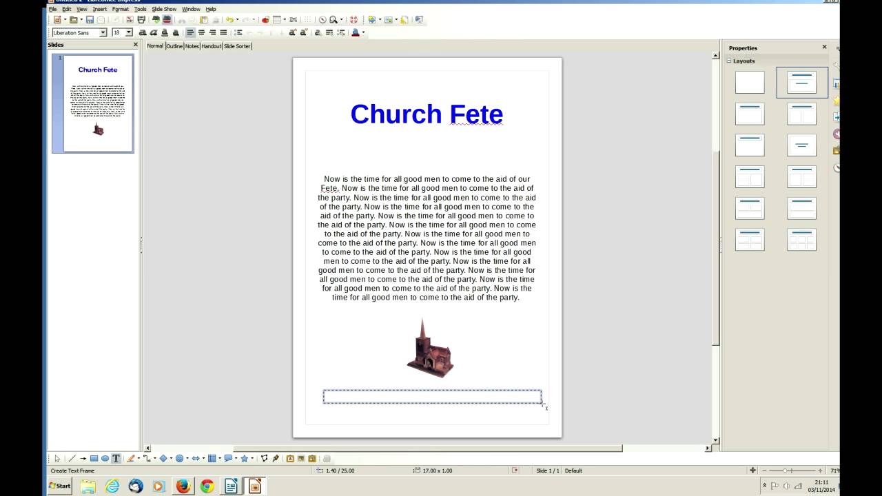 libre impress animation libre impress animation