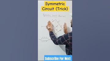 Symmetric circuit trick #12thphysics #complex_circuit #ncert #physicsnumericals #shortvideo #viral