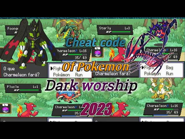 Pokemon Dark Workship 2023 - Cheats/ código Rare candy e masterball 