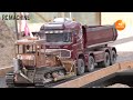 Powerfull scania truck  danpar truck  rc contraction  rc machine