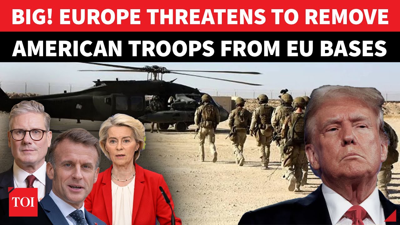 ’NO AMERICAN AT EU BASES…’: Europe Sets Condition For Trump; Greenland ‘Invasion’ Clash Explodes